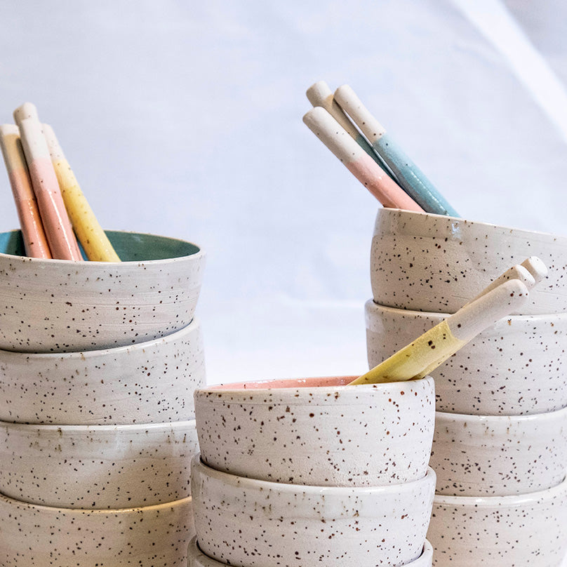 ijskommetje met lepel